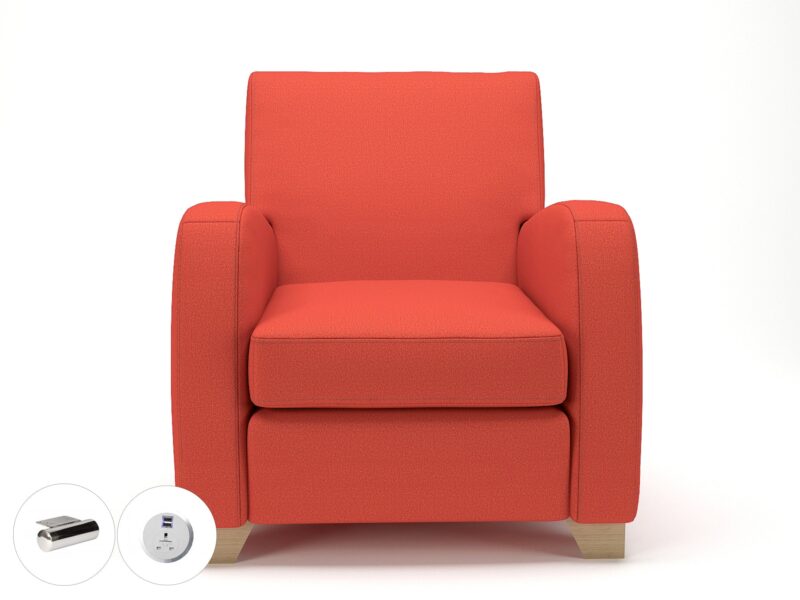 Wynne 81cm Wide Armchair in Warwick Dolly Fabric - Image 57