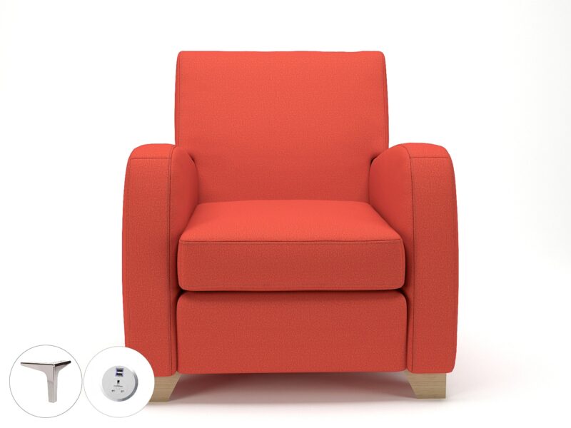 Wynne 81cm Wide Armchair in Warwick Dolly Fabric - Image 61