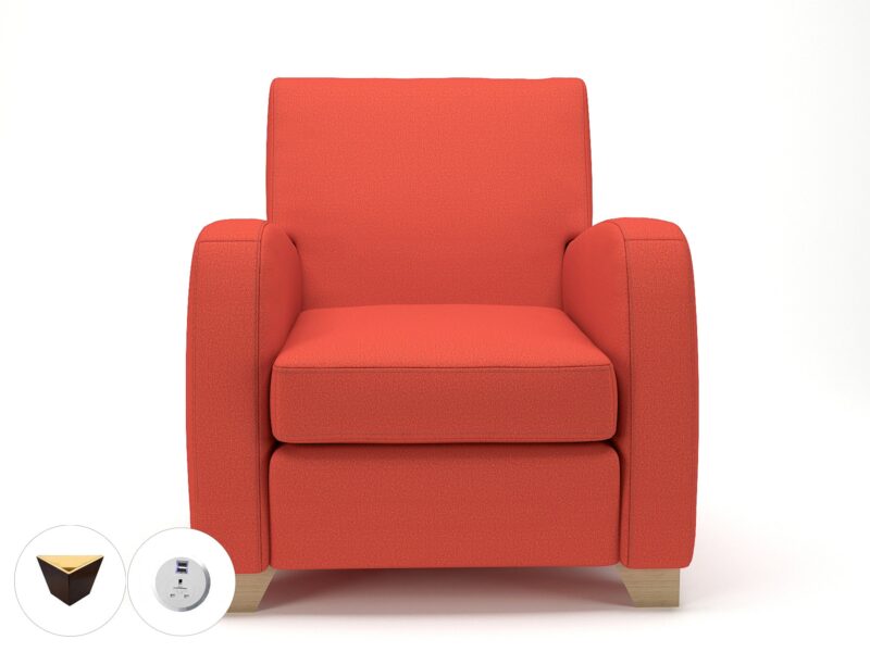 Wynne 81cm Wide Armchair in Warwick Dolly Fabric - Image 65