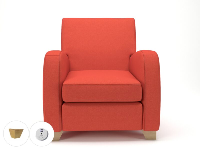 Wynne 81cm Wide Armchair in Warwick Dolly Fabric - Image 69