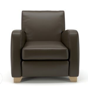 Wynne 81cm Wide Armchair in Cristina Marrone Ultima Faux Leather - Image 71