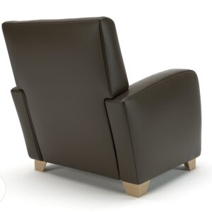 Wynne 81cm Wide Armchair in Cristina Marrone Ultima Faux Leather - Image 76