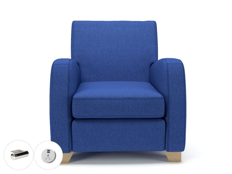 Wynne 81cm Wide Armchair in Camira Era Fabric - Image 57