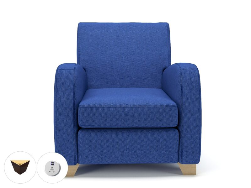 Wynne 81cm Wide Armchair in Camira Era Fabric - Image 65