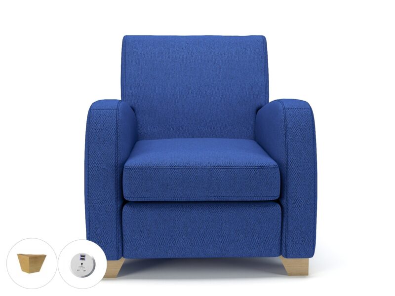 Wynne 81cm Wide Armchair in Camira Era Fabric - Image 69