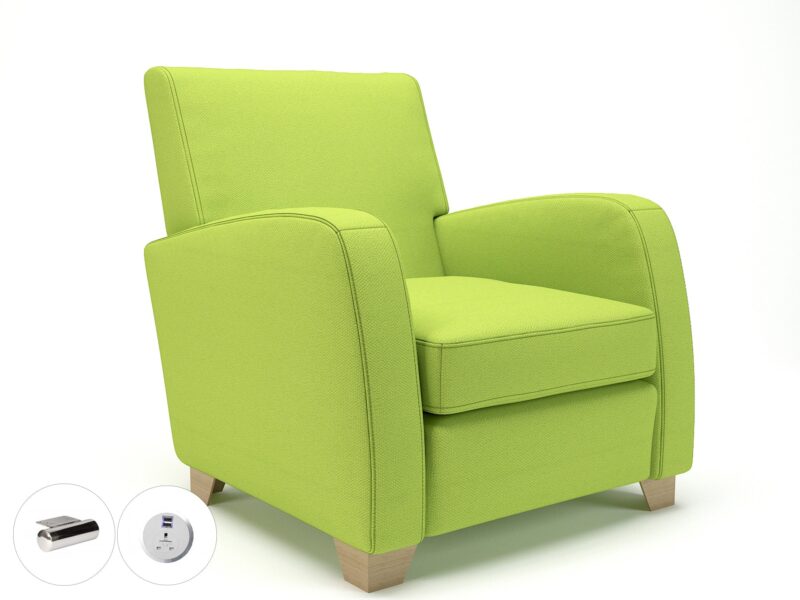 Wynne 81cm Wide Armchair in Camira Era Fabric - Image 148