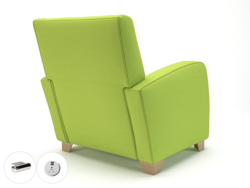 Wynne 81cm Wide Armchair in Camira Era Fabric - Image 72