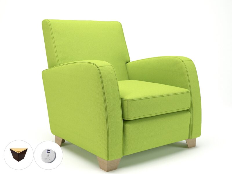 Wynne 81cm Wide Armchair in Camira Era Fabric - Image 152