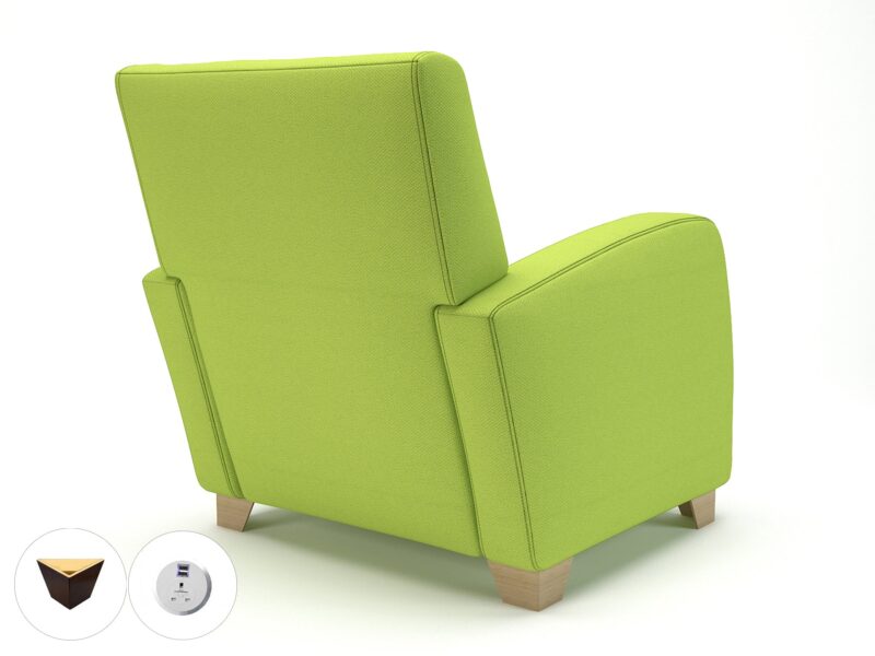 Wynne 81cm Wide Armchair in Camira Era Fabric - Image 80