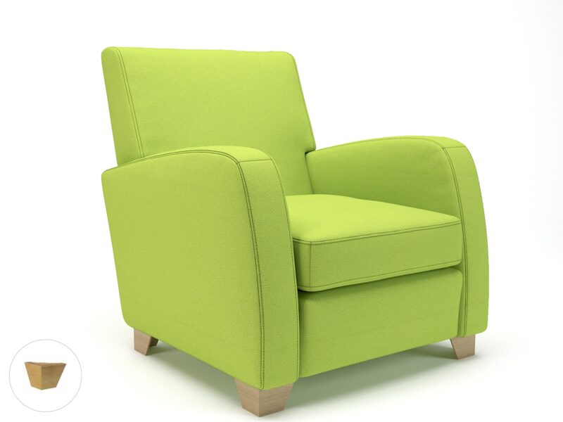 Wynne 81cm Wide Armchair in Camira Era Fabric - Image 153