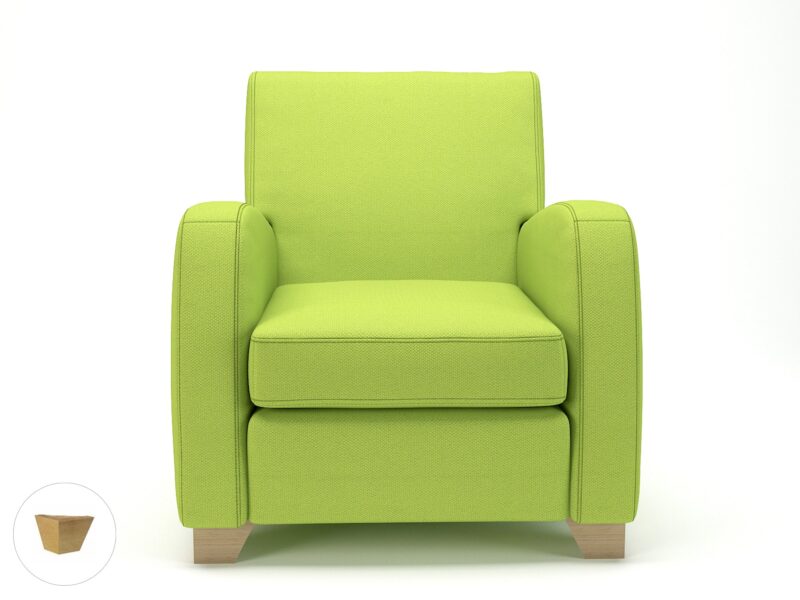 Wynne 81cm Wide Armchair in Camira Era Fabric - Image 81