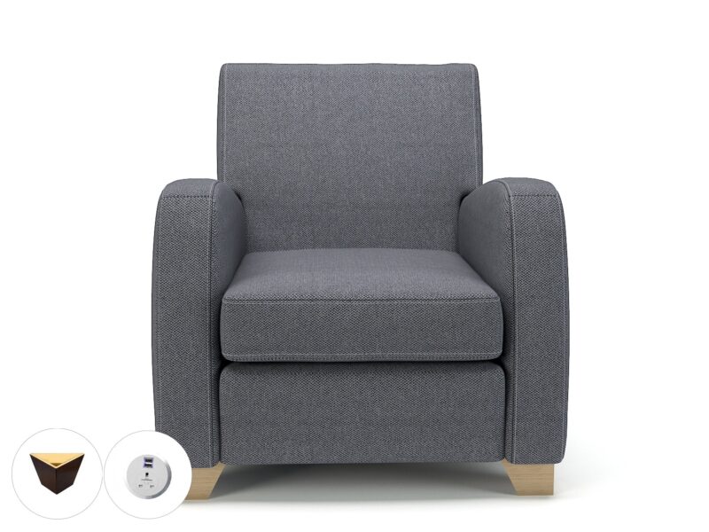 Wynne 81cm Wide Armchair in Camira Era Fabric - Image 93