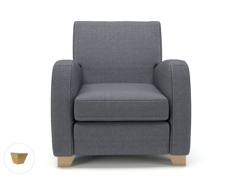 Wynne 81cm Wide Armchair in Camira Era Fabric - Image 95