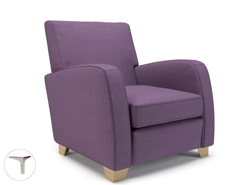 Wynne 81cm Wide Armchair in Camira Era Fabric - Image 163