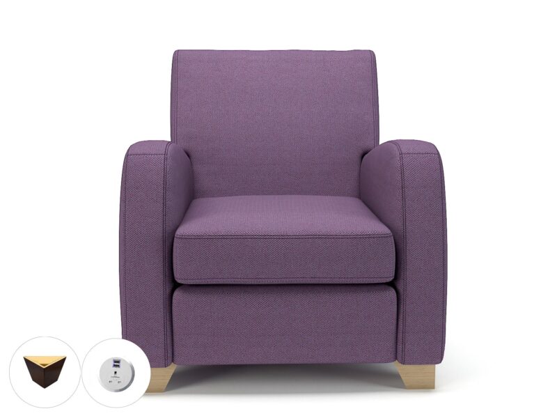 Wynne 81cm Wide Armchair in Camira Era Fabric - Image 107