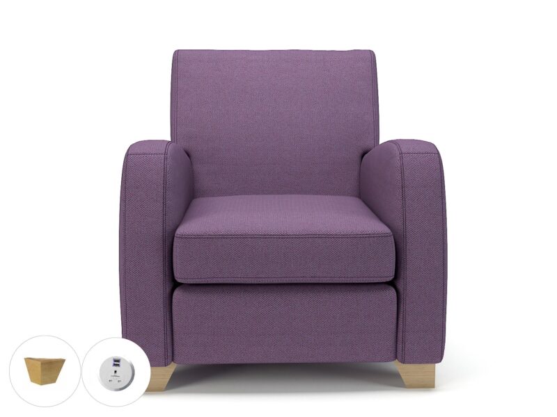 Wynne 81cm Wide Armchair in Camira Era Fabric - Image 111