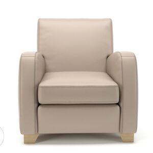 Wynne 81cm Wide Armchair in Cristina Marrone Ultima Faux Leather - Image 79