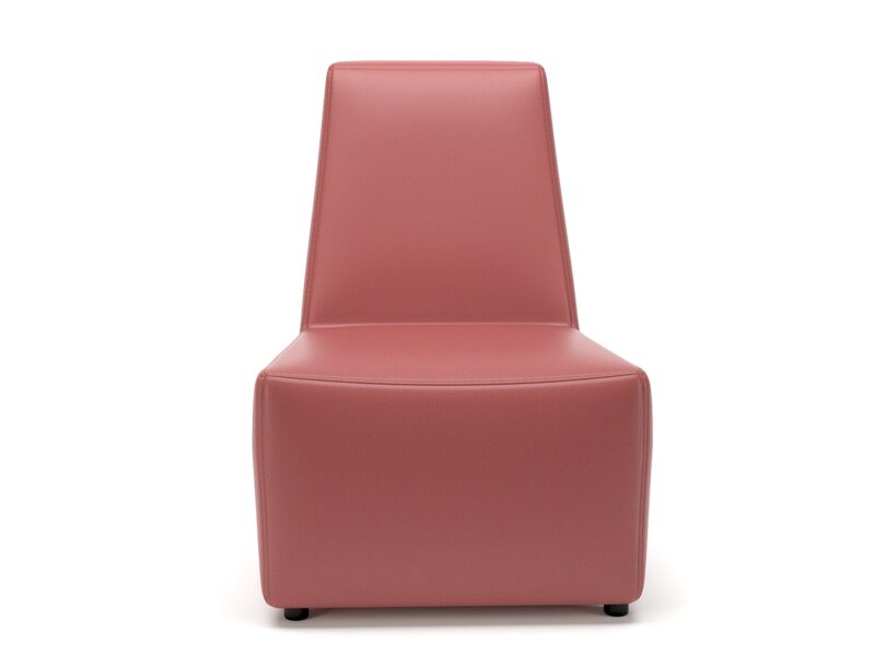 Pella 65cm Wide Chair in Cristina Marrone Ultima Faux Leather - Image 8