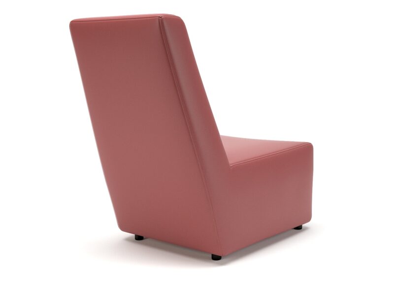Pella 65cm Wide Chair in Cristina Marrone Ultima Faux Leather - Image 9