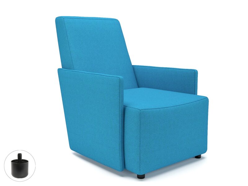 Pella 69cm Wide Armchair in Camira Era Fabric - Image 4