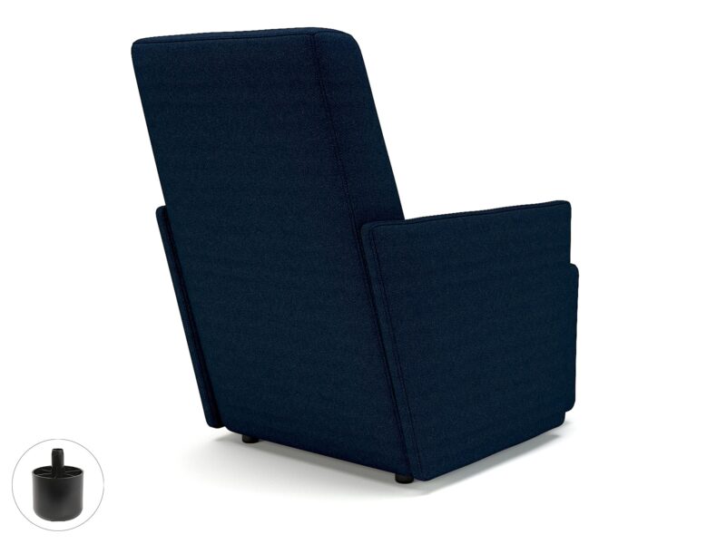 Pella 69cm Wide Armchair in Camira Era Fabric - Image 9