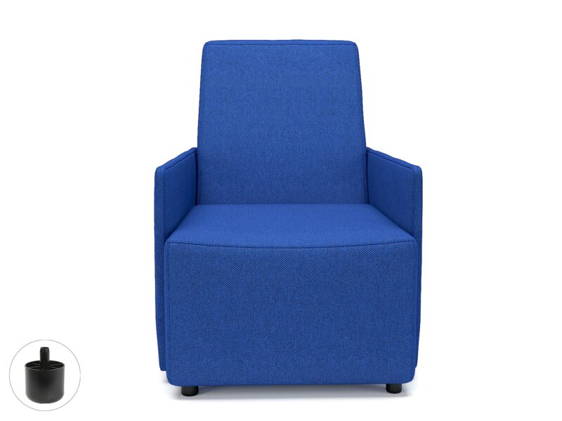Pella 69cm Wide Armchair in Camira Era Fabric - Image 14