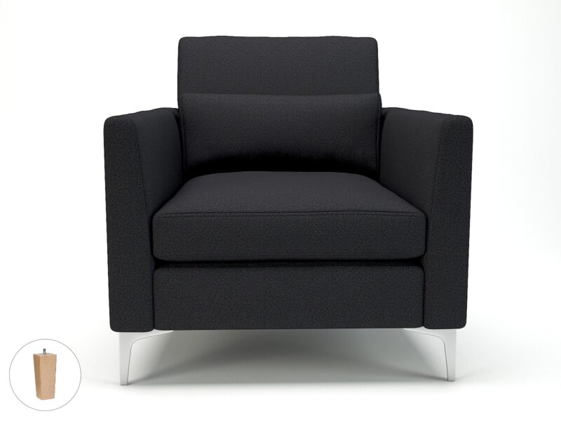 Roselle 90cm Wide Armchair in Warwick Dolly Fabric - Image 23