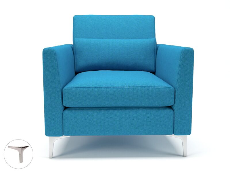 Roselle 90cm Wide Armchair in Camira Era Fabric - Image 14