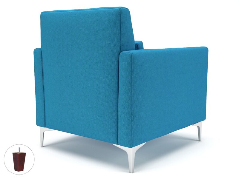 Roselle 90cm Wide Armchair in Camira Era Fabric - Image 21
