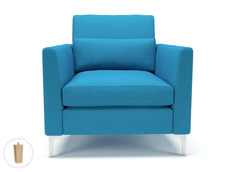 Roselle 90cm Wide Armchair in Camira Era Fabric - Image 23