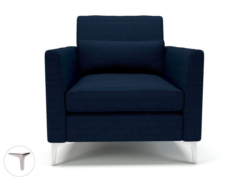 Roselle 90cm Wide Armchair in Camira Era Fabric - Image 26