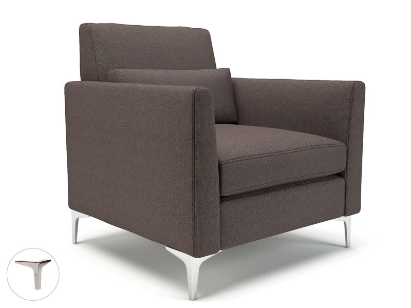 Roselle 90cm Wide Armchair in Camira Era Fabric - Image 37