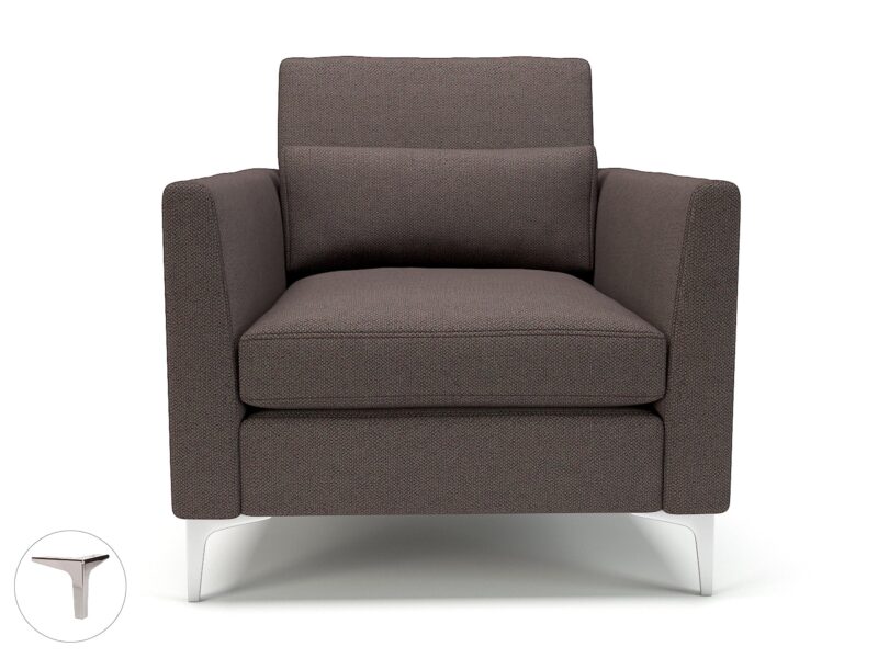 Roselle 90cm Wide Armchair in Camira Era Fabric - Image 38