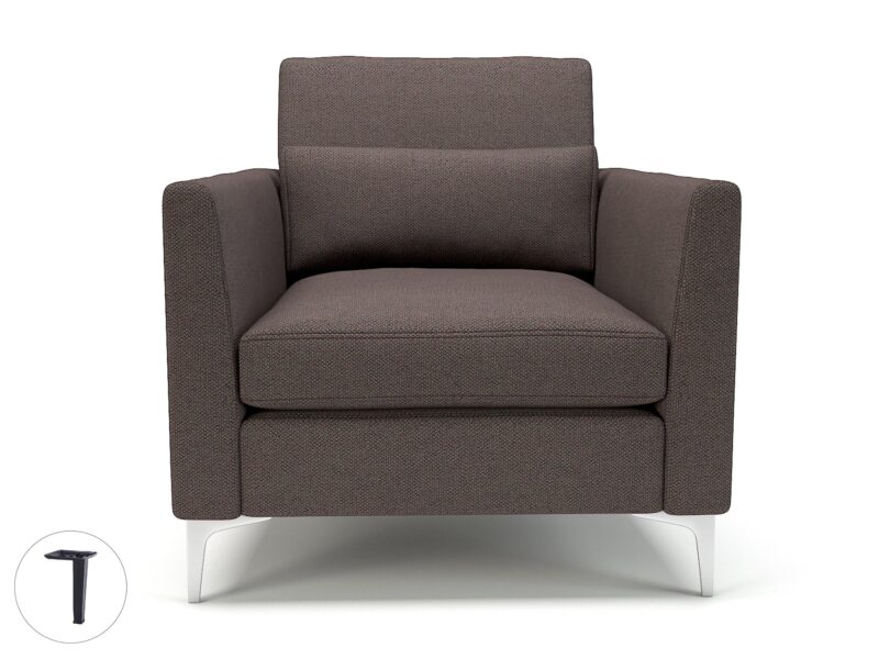 Roselle 90cm Wide Armchair in Camira Era Fabric - Image 41