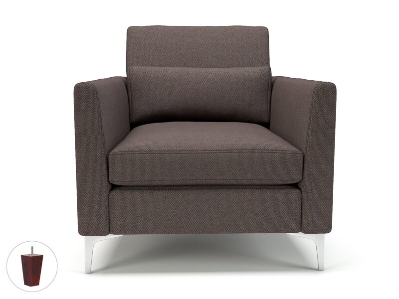 Roselle 90cm Wide Armchair in Camira Era Fabric - Image 44