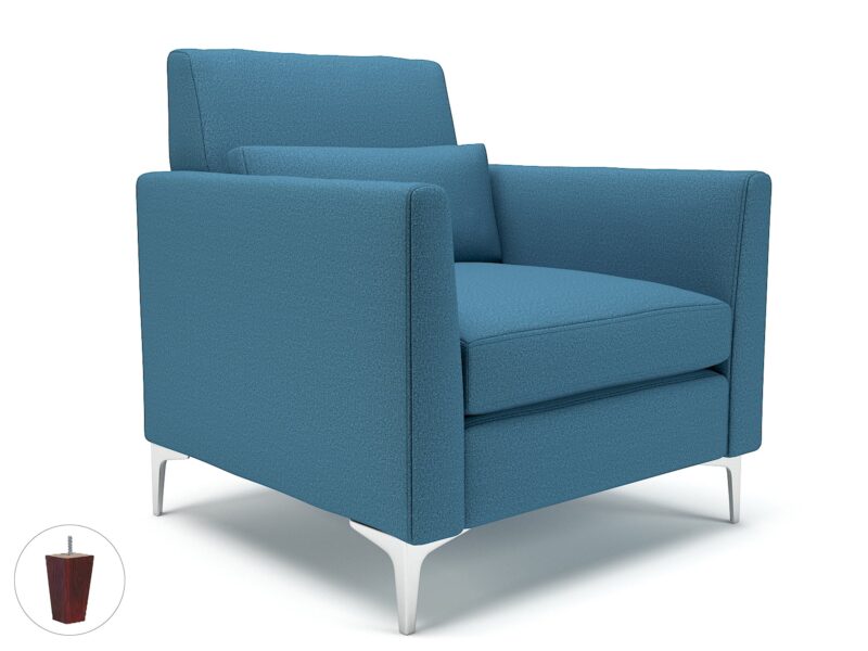 Roselle 90cm Wide Armchair in Warwick Dolly Fabric - Image 31