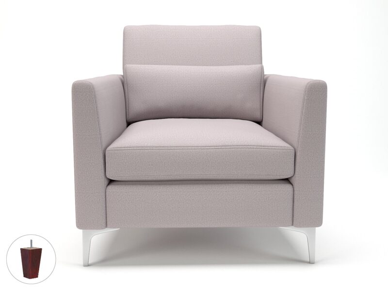 Roselle 90cm Wide Armchair in Warwick Dolly Fabric - Image 44