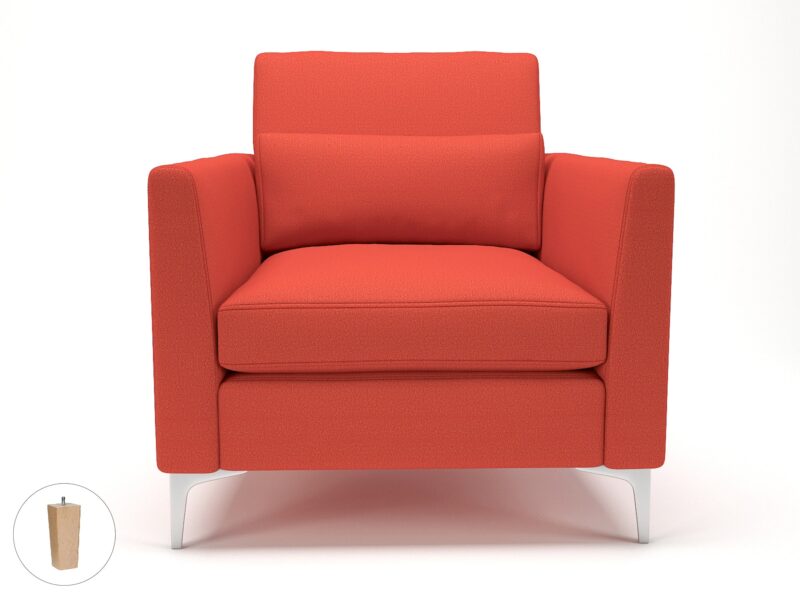 Roselle 90cm Wide Armchair in Warwick Dolly Fabric - Image 59