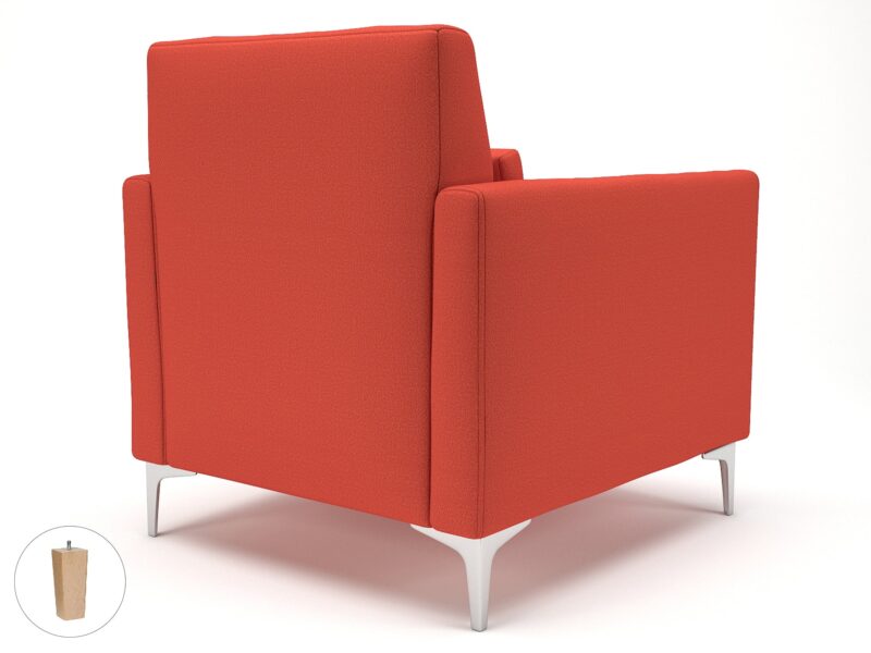 Roselle 90cm Wide Armchair in Warwick Dolly Fabric - Image 60