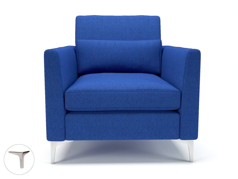 Roselle 90cm Wide Armchair in Camira Era Fabric - Image 50