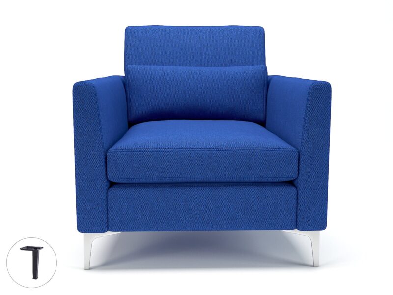 Roselle 90cm Wide Armchair in Camira Era Fabric - Image 53