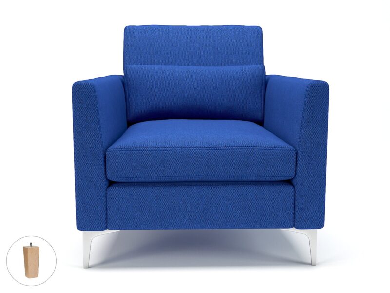 Roselle 90cm Wide Armchair in Camira Era Fabric - Image 59