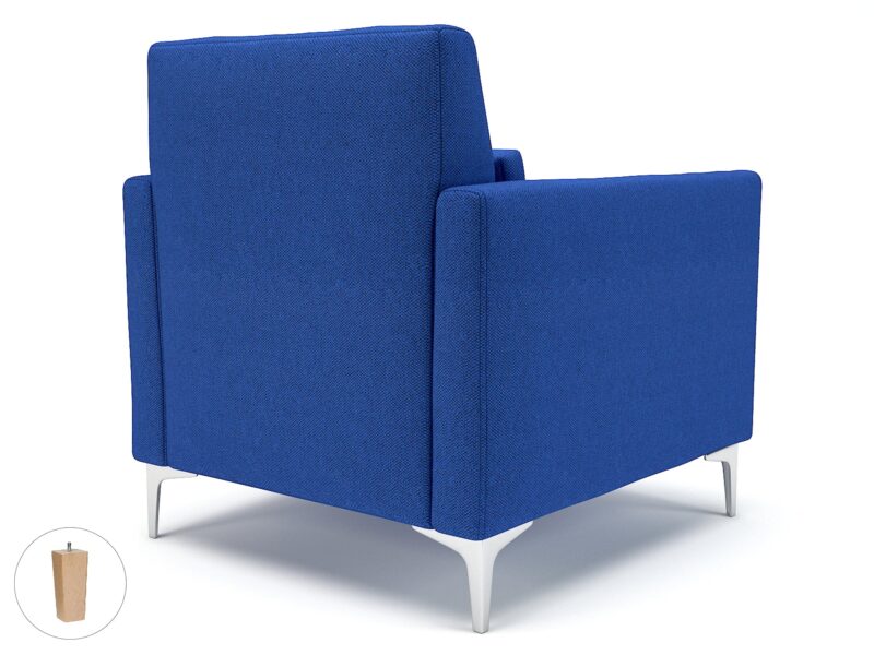 Roselle 90cm Wide Armchair in Camira Era Fabric - Image 60
