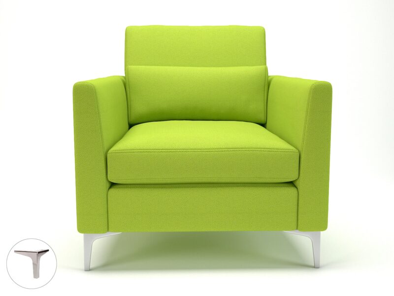 Roselle 90cm Wide Armchair in Camira Era Fabric - Image 62
