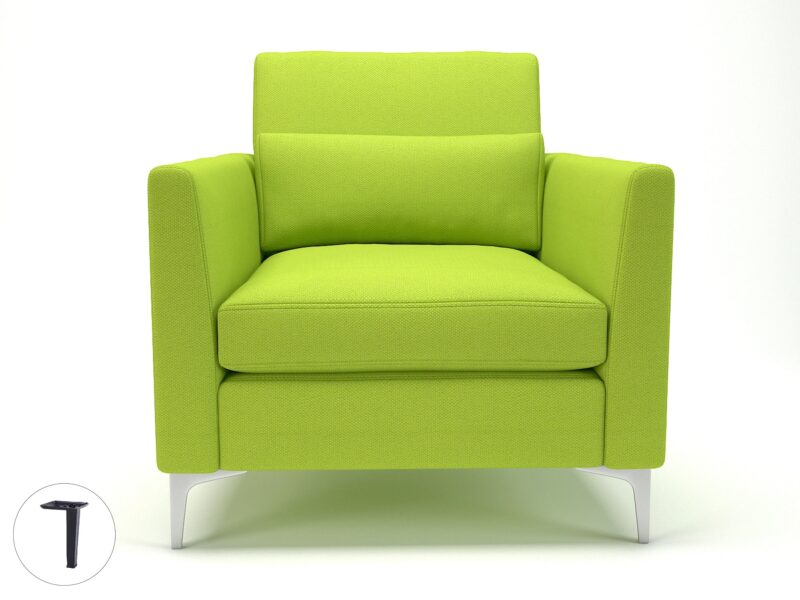 Roselle 90cm Wide Armchair in Camira Era Fabric - Image 65