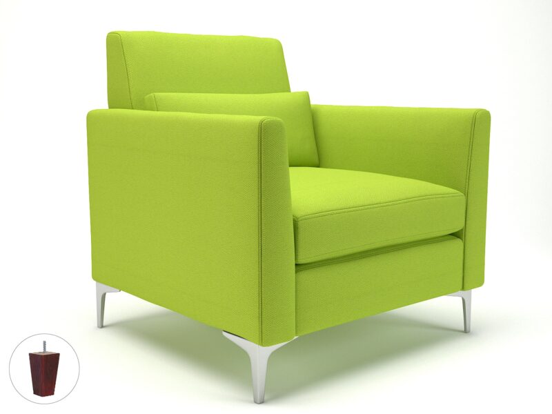 Roselle 90cm Wide Armchair in Camira Era Fabric - Image 67