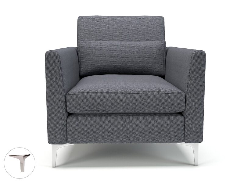 Roselle 90cm Wide Armchair in Camira Era Fabric - Image 74