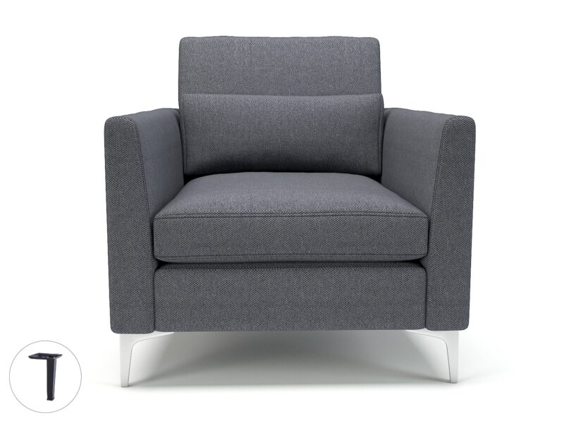Roselle 90cm Wide Armchair in Camira Era Fabric - Image 77