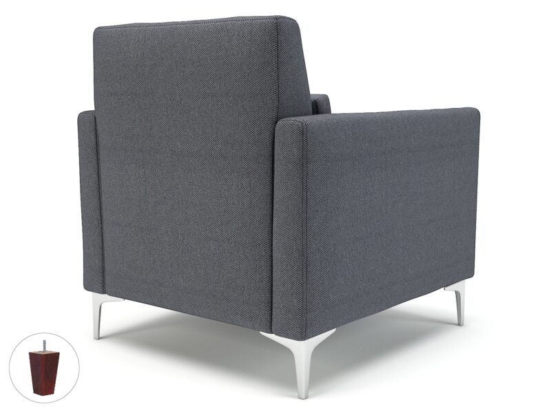 Roselle 90cm Wide Armchair in Camira Era Fabric - Image 81