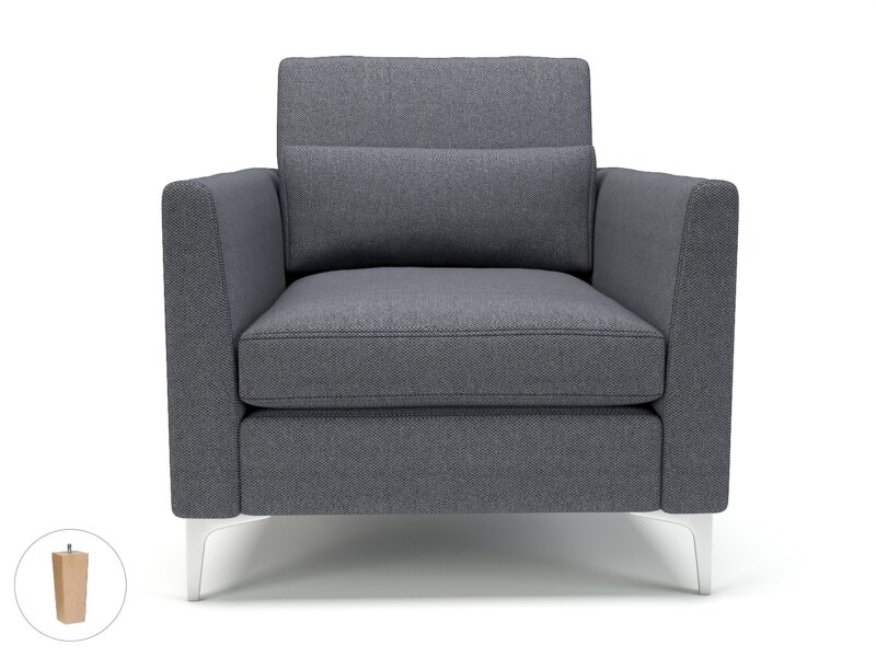 Roselle 90cm Wide Armchair in Camira Era Fabric - Image 83